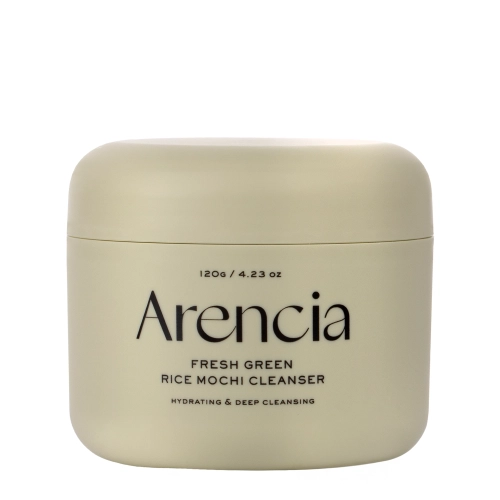 Arencia - Fresh Green Rice Mochi Cleanser - Увлажняющая и очищающая паста для умывания лица - 120g