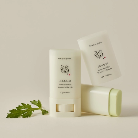 Beauty of Joseon - Матирующее солнцезащитное средство в стике - Matte Sun Stick Mugwort + Camelia SPF50+/PA++++ - 18g
