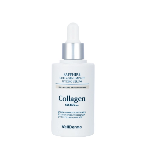WellDerma - Sapphire Collagen Impact Hydro Serum - Увлажняющая сыворотка для лица - 50ml