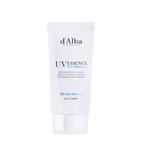 d'Alba - Waterfull Essence Sun Cream SPF 50+ PA++++ - Увлажняющий солнцезащитный крем для лица - 50ml