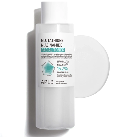 APLB - Glutathione Niacinamide Facial Toner - Освітлювальний тонік для обличчя - 160ml