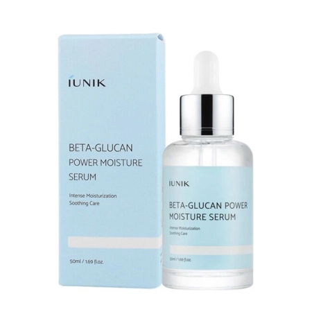  iUNIK - Beta-Glucan Power Moisture Serum - Зволожувальна і заспокійлива сироватка для обличчя - 50ml