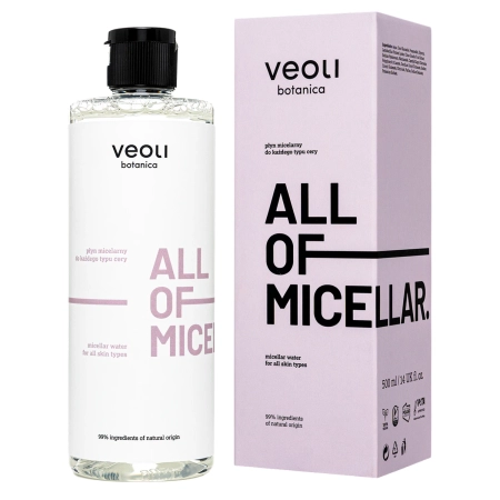Veoli Botanica - ALL OF MICELLAR - Делікатна міцелярна вода для усіх типів шкіри - 500ml