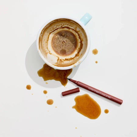 GOSH - Here To Stain Lip Pen - Стойкий карандаш-фломастер для контура губ - 006 Coffee Stain - 1ml