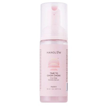 HanGlow - Time to Chok Chok! - One-Step Bubble Serum - Увлажняющая сыворотка в пенке с антиоксидантами и постбиотиком - 50 ml