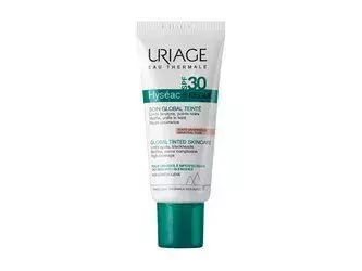 Uriage - Універсальний тонуючий крем для проблемної шкіри з SPF30 - Hyseac 3 Regul Tinted SPF30 - 40ml