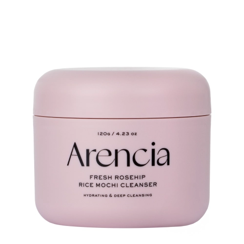 Arencia - Fresh Rosehip Rice Mochi Cleanser - Успокаивающая паста для умывания лица - 120g