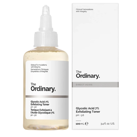 The Ordinary - Glycolic Acid 7% Exfoliating Toner - Відлущувальний тонік із гліколевою кислотою 7% - 100ml