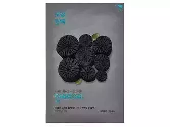 Holika Holika - Pure Essence Mask Sheet - Charcoal - Тканинна маска з активованим вугіллям - 23ml