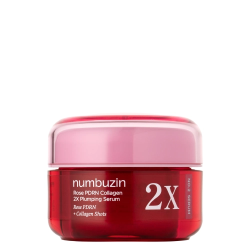 Numbuzin - No.2 Rose PDRN Collagen 2X Plumping Serum - Сироватка для зміцнення та наповнення шкіри - 30ml