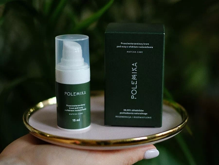 Polemika - Антивозрастной крем для кожи вокруг глаз с эффектом осветления - Matcha Care - 15ml