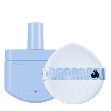 Unleashia - Babe Skin Baby Blue Cushion - Поповнення + Спонж - Тональний кушон - 21N Fluffy - 15g 