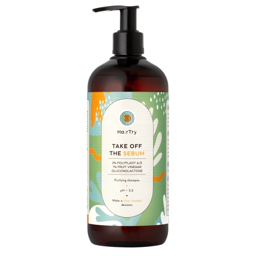 HairTry - Take Off The Sebum - Очищающий шампунь - 500ml