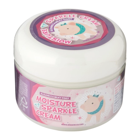 Elizavecca - Milky Piggy Moisture Sparkle Cream - Зволожувальний крем для обличчя - 100g