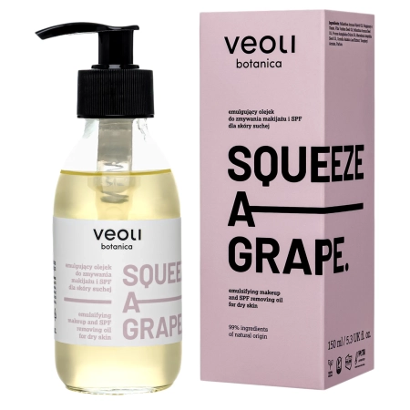 Veoli Botanica - Емульгувальна олія для зняття макіяжу та SPF для сухої шкіри - 150ml