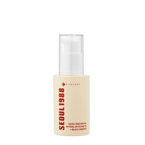 K-SECRET - SEOUL 1988 Serum : Retinal Liposome 2% + Black Ginseng - Зміцнювальна сироватка з ретиналем - 30ml