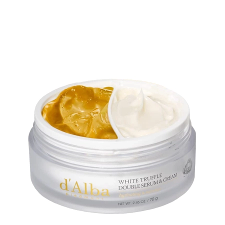 d'Alba - White Truffle Double Serum & Cream - Крем-сыворотка против морщин - 70g