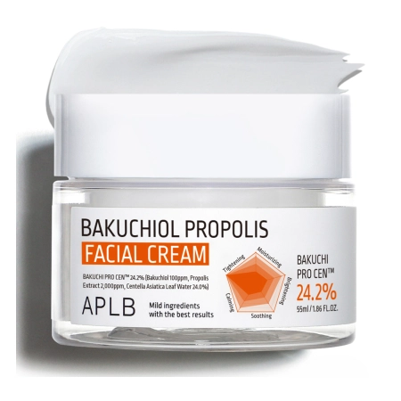 APLB - Bakuchiol Propolis Facial Cream - Зміцнювальний крем для обличчя - 55ml