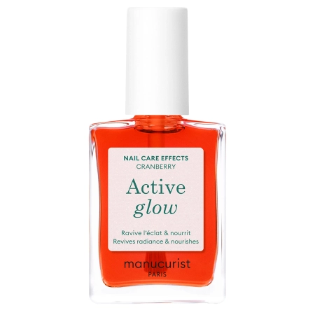 Manucurist - Active - Active Glow - Уходовый лак 2в1 - Cranberry - 15ml