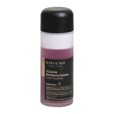 Mary&May - Vegan Blackberry Complex Cream Essence - Багатофункціональна кремова есенція - 140ml