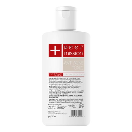 Peel Mission - Тоник для лица с липогидроксикислотой - Anti Acne Tonic - 200ml