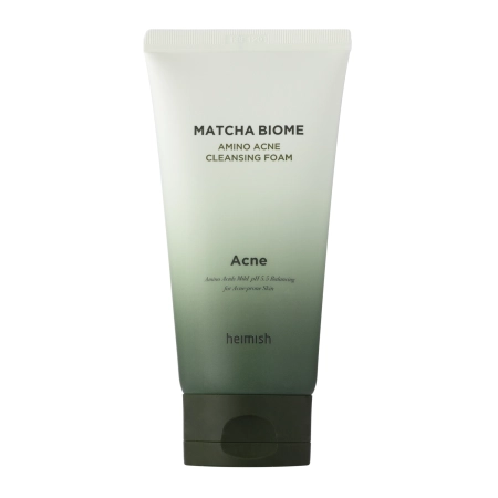 Heimish - Пенка для умывания с зеленым чаем - Matcha Biome Amino Acne Cleansing Foam - 150ml