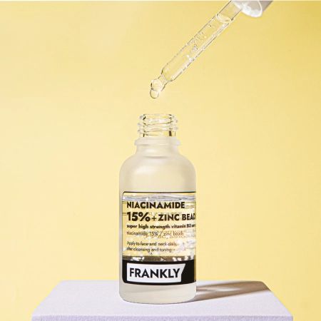 Frankly - Niacinamide 15% Zinc Beads Serum - Сыворотка от высыпаний с ниацинамидом 15% и цинком - 30ml