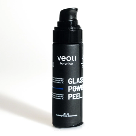 Veoli Botanica - Glass Skin Power Peel - Зволожувально-освітлювальний гель-пілінг для обличчя - 30ml