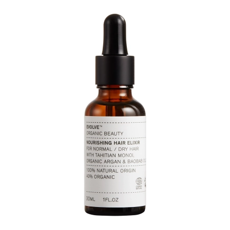 Evolve Organic Beauty - Питательный эликсир для волос - Nourishing Hair Elixir - 30ml