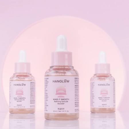 HanGlow - Make It Smooth - Refining Spicule Booster - Розгладжувальна сироватка зі спікулами - 30ml