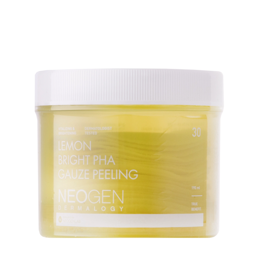 Neogen - Lemon Bright PHA Gauze Peeling - Пилинг-пэды с кислотами и лимоном - 30шт./190ml
