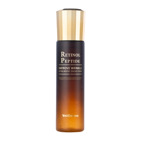 WellDerma - Retinol Peptide Lifting Restore Essence Toner - Укрепляющий тоник-эссенция для лица - 150ml