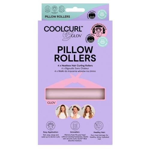 Glov - CoolCurl™ Ribbon Rollers - Бигуди для холодного накручивания волос - Pink - 4шт