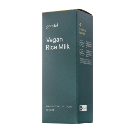 Goodal - Веганский увлажняющий крем для лица - Vegan Rice Milk Moisturizing Cream - 70ml