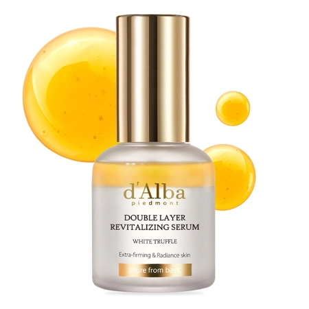 d'Alba - White Truffle Double Layer Revitalizing Serum - Двофазна відновлювальна сироватка з білим трюфелем - 30ml