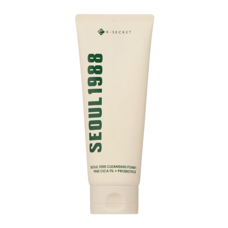 K-SECRET - SEOUL 1988 Cleansing Foam : Pine Cica 1% + Probiotics - Пенка для умывания лица - 150ml