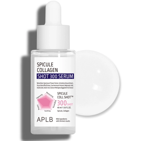 APLB - Spicule Collagen Shot 300 Serum - Мікроголкова сироватка для обличчя з колагеном - 40ml