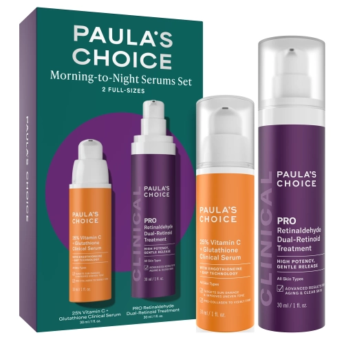Paula's Choice - Morning to Night Serum Set - Набор для ухода за лицом Утро-Вечер
