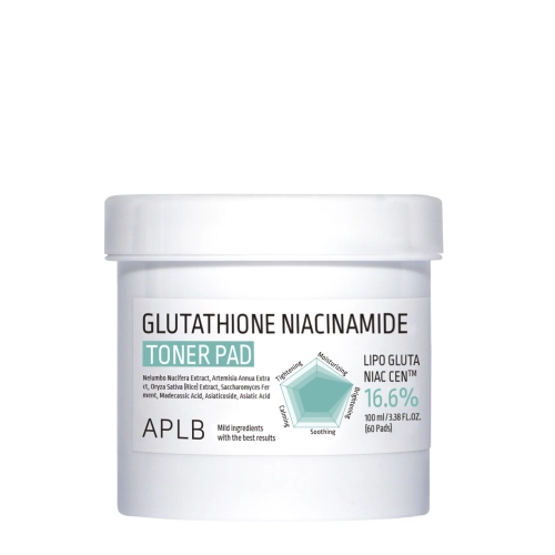 APLB - Glutathione Niacinamide Toner Pad - Осветляющие пэды для лица - 60шт./100ml