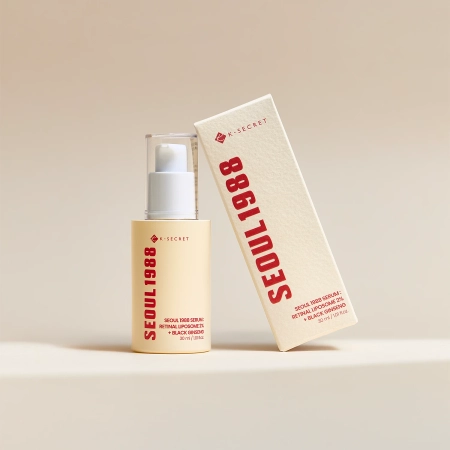 K-SECRET - SEOUL 1988 Serum : Retinal Liposome 2% + Black Ginseng - Зміцнювальна сироватка з ретиналем - 30ml