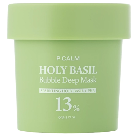 P.Calm - Holy Basil Bubble Deep Mask - Очищаюшая пузырьковая маска - 90g