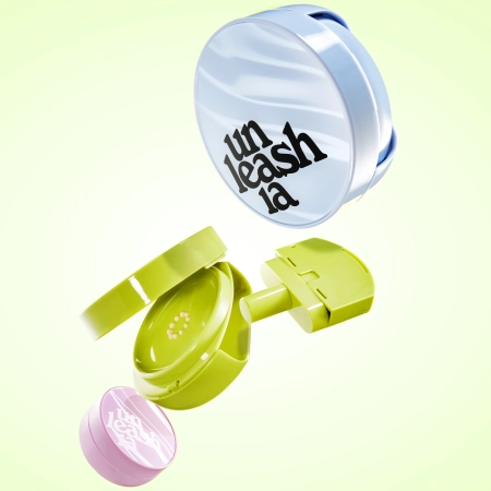 Unleashia - Satin Wear Healthy-Green Cushion Cover Package - Контейнер для кушона - 1шт.
