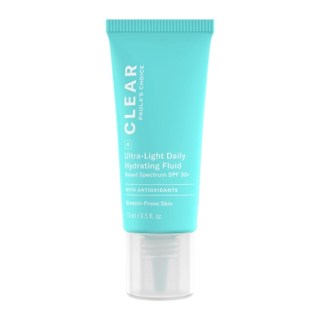 Paula's Choice - Clear - Ultra-Light Daily Hydrating Fluid SPF30+ - Увлажняющий солнцезащитный флюид - 15ml 