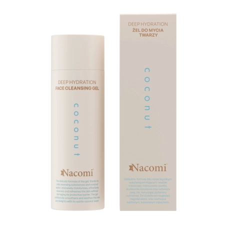 Nacomi - Deep Hydration Face Cleansing Gel - Гель для вмивання обличчя - Coconut - 140ml