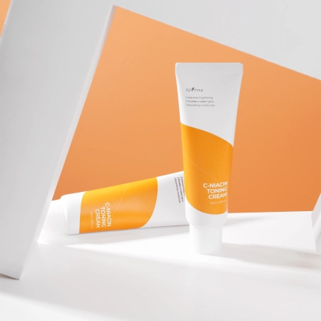 Isntree - C-Niacin Toning Cream - Освітлювальний крем для обличчя з вітаміном С - 50ml