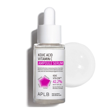 APLB - Kojic Acid Vitamin C Ampoule Serum - Ревитализирующая сыворотка для лица - 40ml