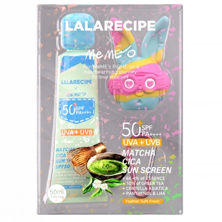 Lalarecipe - Matcha Cica Sun Cream - Успокаивающий солнцезащитный крем SPF50+ PA++++ - 50ml