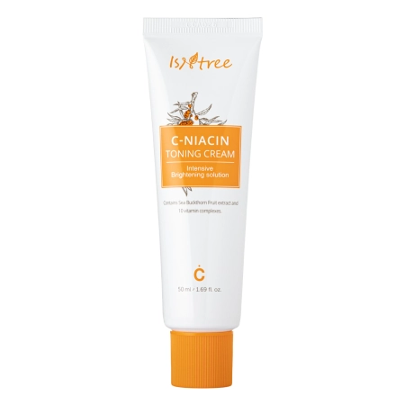 Isntree - C-Niacin Toning Cream - Осветляющий крем для лица с витамином С - 50ml