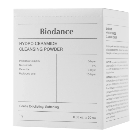 Biodance - Hydro Ceramide Cleansing Powder - Увлажняющая энзимная пудра для лица - 30шт.х1g
