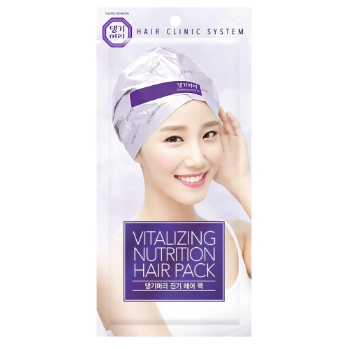 Daeng Gi Meo Ri - Vitalizing Nutrition Hair Pack With Hair Cap - Відновлювальна маска-тюрбан для волосся - 35g